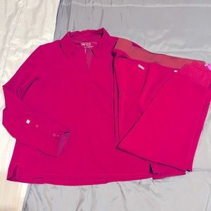 Figs Scrubs top & bottoms Medium